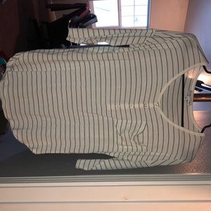 half sleeve stripped t-shirt